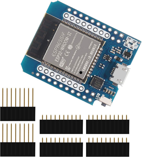 AITRIP 4pcs D1 Mini NodeMCU ESP32 ESP-WROOM-32 WLAN WiFi Bluetooth Development Board 5V Compatible with Arduino by AITRIP