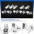 Glarks 100pcs 10 Sizes AA Nickle Plated Battery Springs Kit, Batterys Negative to Positive Conversion Springs Contact