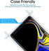 amFilm 3D Curved Tempered Glass Screen Protector for Samsung Galaxy Note 9, Full Coverage, Easy Install Tray, 2 Pack