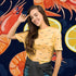 Generic Lobster Print Backdrop Background for Photography Photo Backdrop Curtain for Party Portraits