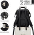 Backpack 15.6-16 Inch Backpack 16 Kah&Kee Leather Laptop for Women, Professional Work Bag, Water-Resistant Vegan