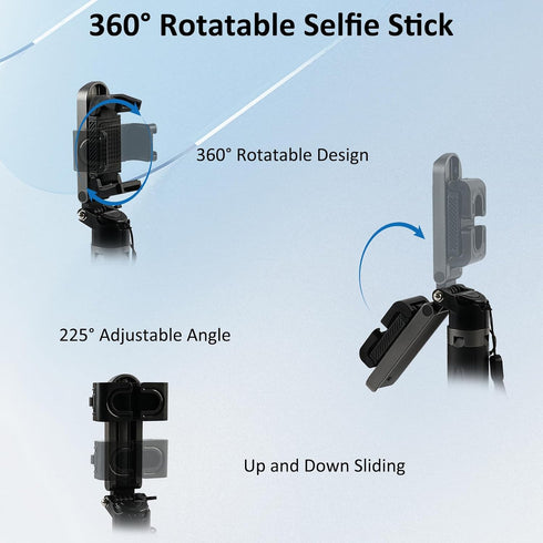 WOVTE 4 1 Mini Tripod for iPhone with Remote, in Pocket Size Selfie Stick for iPhone, Cell Phone Stand for Photograph