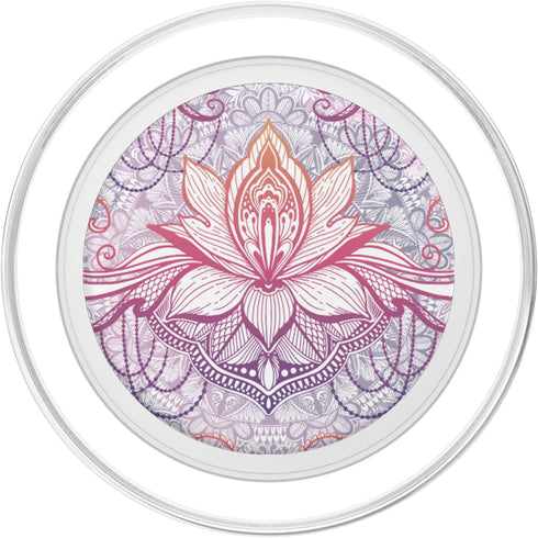 Lotus Flower PopSockets PopGrip for Yoga Meditation - Pink Zen Namaste Gift Idea