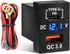 Anina Car Charger Socket, Dual PD USB Ports Power Adapter QC3.0 for 2008-2024 Toyota Tacoma 4Runner