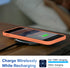 Liquid Silicone Case for Samsung Galaxy S22 5G, Full Body Protective, Slim Fit Durable Shockproof Case 6.1in Orange