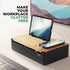 Prosumer's Choice Bamboo Charging Station, Wood Dock Organizer for Apple & Android Phones, Tablets