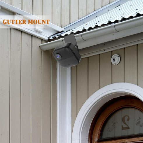 Gutter/Door Mount for Blink Indoor/Outdoor Camera - 4th/3rd Gen & Blink XT2/XT, No Drilling, No Damage Mounting Bracket