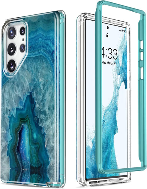 Esdot Rugged Case for Samsung Galaxy S22 Ultra, Military Grade Drop Protection with Fashion Designs