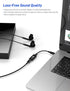 USB C to Lightning Headphone Audio Adapter for iPhone 15, iPad Pro 10, Air 5, Mini 6, MFi Certified Converter