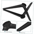 Healifty Double Hole Tv Stand Legs Adjustable Plastic Feet Replacement Base for Flat Screen Tvs Compatible
