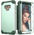 IDweel Case for Galaxy Note 9, 3 in 1 Shockproof Slim Hybrid Heavy Duty Protection Cover (Mint)