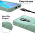 ExoGuard Rubber Shockproof Full-Body Case for Moto G Play 2021, Built-in Screen Protector and Kickstand, Green