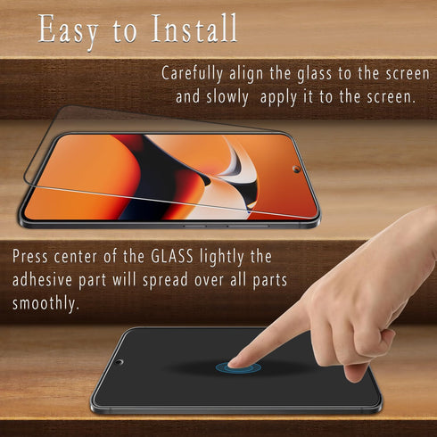(2 Pack) S24 Screen Protector Designed for Samsung Galaxy FE Tempered Glass, Support Fingerprint Unlock, Anti Scratch