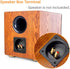 Kalevel 2pcs Speaker Box Terminal Cup Square 3.1in Push Spring Double Binding Post Connector Box with Screws