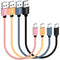 USB C Cable 1ft 4-Pack, 3A Fast Charging USB A to USB C Cord, Nylon Braided, Compatible with Samsung Galaxy A Series