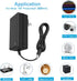 15V 2A DC Power Supply - AC 100V-240V Input to DC 15 Volt 2 Amp Adapter with 5.5mm x 2.5mm Plug and Size Tips
