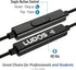 Ludos Clamor Wired Earbuds, In-Ear Headphones with Microphone, Noise Isolating for Kids and Women
