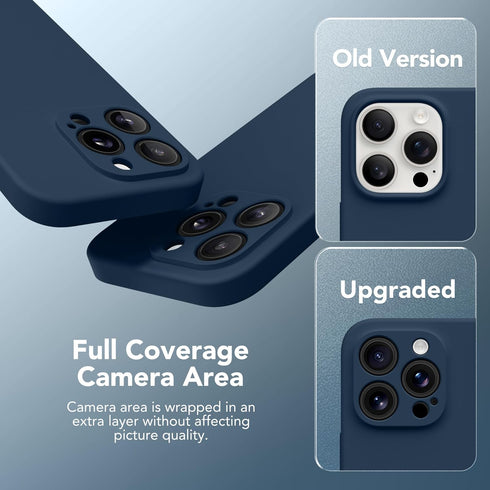 Magnetic iPhone 14 Pro Max Case, Compatible with MagSafe, Full Camera Protection, 2 Screen Protectors, Shockproof,
