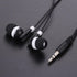 50 Pack MP3 CN-Outlet Wholesale Bulk Earbuds Headphones for iPhone, Android, Player - Black
