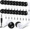 Kanayu 100 Pack Wired Earbuds Bulk for Classroom, Basic Student Ear Headphones No Microphone, 3.5 MM Jack, Black White