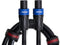 Cableworks by Gator Cases Composer Series Deluxe 3 Foot Twist Lock Connector to Twist Lock Connector Speaker Cable