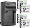 Kastar 4-Pack Battery and AC Wall Charger for Sony Bluetooth Laser Mouse VGP-BMS77, Sony 4-268-590-02 SP60 SP60BPRA9C