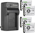Kastar 4-Pack Battery and AC Wall Charger for Sony Bluetooth Laser Mouse VGP-BMS77, Sony 4-268-590-02 SP60 SP60BPRA9C
