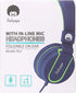 rockpapa 950 Wired Headphones for Kids with Microphone, On-Ear Foldable Corded Headphones with 3.5mm Jack