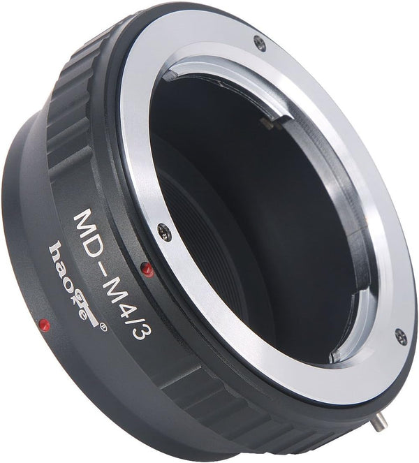 Haoge Manual Lens Mount Adapter for Minolta Rokkor MD MC to Olympus Panasonic Micro Four Thirds MFT