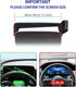 Masergogo 2023-2025, 12.3" 360 Car Phone Holder for Mercedes Benz EQE Sedan/EQE SUV Screen Fixed Clip, Auto Accessories