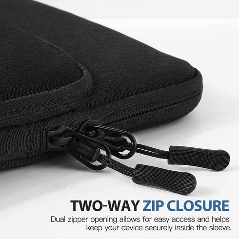 TiMOVO Tablet Sleeve Case for 8-9 Inch Devices, Black Pouch Bag for iPad Mini 6, Galaxy Tab A7 Lite, Fire HD 8 & More