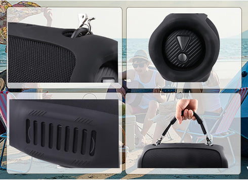 Xtreme 4 Portable Bluetooth Speaker Silicone Cover Case, Protective Skin Case with Handle, Portable Silicone Travel