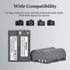 Hisewen EN-EL3e Battery 2-Pack, 2600mAh and LED Charger for Nikon D50, D70, D70s, D80, D90, D100, D200, D300, D300S,