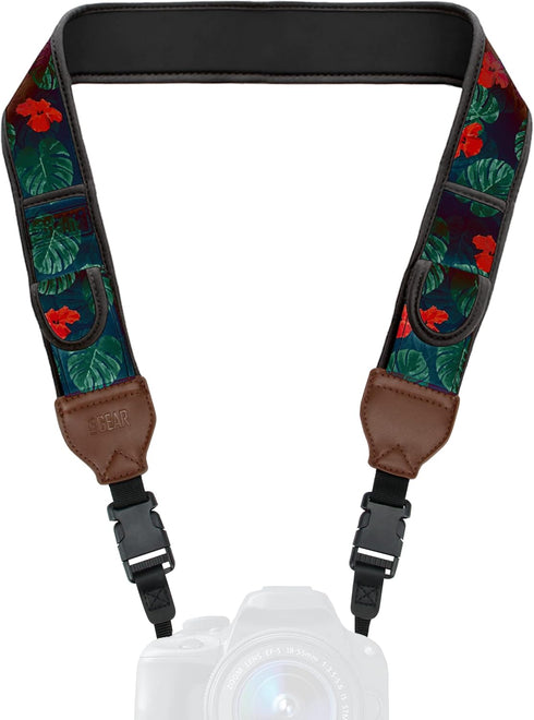 USA Gear TrueSHOT Camera Strap Neoprene Camera Straps - Padded Neck Strap,