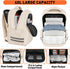 Ytonet Gym Backpack for Men and Women, Travel Bag with Shoe Compartment, USB Charging, Beige