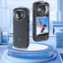 LICHIFIT Transparent Lens Cover Detachable Camera Lens Protector Case for Insta360 X3 Panoramic Camera