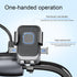 Bike Phone Holder, One Hand Operation and 360° Rotatable Phone Holder for Motorcycle and ATV Scooter, Compatible with iPhone, Samsung 4" - 6.9", (Handlebar Version)
