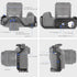 LEFTFOTO Camera Cage for Canon R8 - Protection Frame Rig with Arca Base, Cold Shoe, Strap Slot, for Vlog Shooting