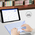 Bluetooth Keyboard, 10-inch Wireless Bluetooth Keyboard with Touchpad for iPad Ultra-Slim Small Portable Rechargeable Keyboard for iPad iPhone Tablet Android Phone PC Computer Mac(Purple)