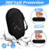 Matwsec MP3 Mini-Portable Case for Earphone Protective Hard Shell Travel Carrying Case Bag with Dual Zipper and Hook