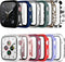 Cuteey 12 Pack Case with Tempered Glass Screen Protector for Apple Watch 40mm SE2/Series 6/5/4, Full Matte Leopard