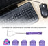 Heayzoki 5Pcs XDA Mechanical Keyboard Keycaps with Color Plating, Beautiful Textures, Special Touch Metal (XDA)