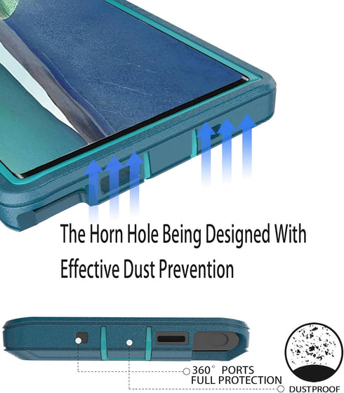 Samsung Galaxy Note 20 Ultra Case - Dropproof Shockproof Heavy Duty Protective Case for 6.9 Inch, Turquoise