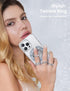 Lamicall Magnetic Phone Ring for MagSafe Grip, Stylish Twinkle Ring Holder Stand for iPhone 15/14/13 Pro Max Plus