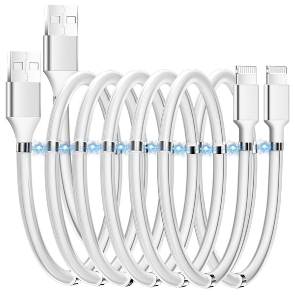 Magnetic Charging Cable, 6FT, Super Organized Charging Magnetic Absorption Nano Data Cable for iPhone