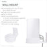 BE63 (BE1000) Adhesive Wall Mount for TP Link WiFi Mesh Router, Easy to Install Holder, Stick On & Screw in Mounting