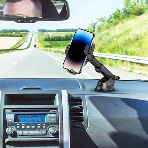 Generic 2026 360 Car Phone Holders for iPhone, Adjustable Metal Upgraded Suction Cup Phone Mount with Suction Cup