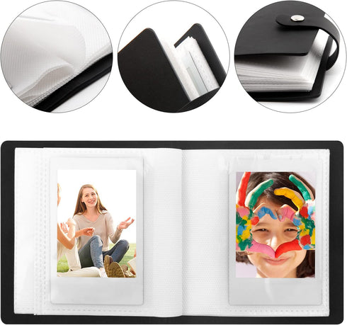 52 Pockets Mini Photo Album for Fujifilm Instax Mini Instant Film, Polaroid Snap, Z2300, SocialMatic Instant Cameras