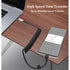 USB 3.1 Type C to Type C Cable, 90 Degree Spring Spiral Fast Charging Data Extension Cable, 3.3FT/1M for Laptop & Tablet