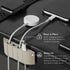 UTW-CS06-VY Mountable Charger Station Cable Holder, Set of 2 with 4 Slots